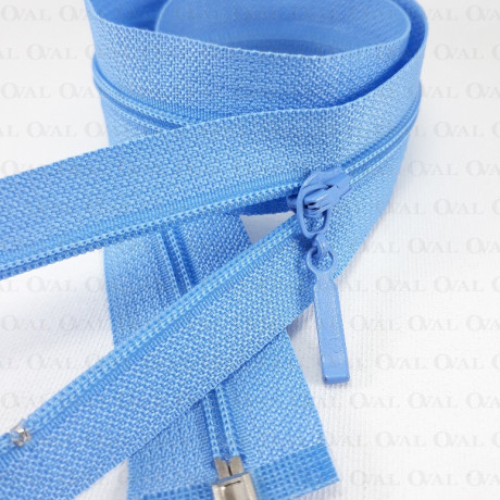 Zip *3 separating 45.50cm blue 3996