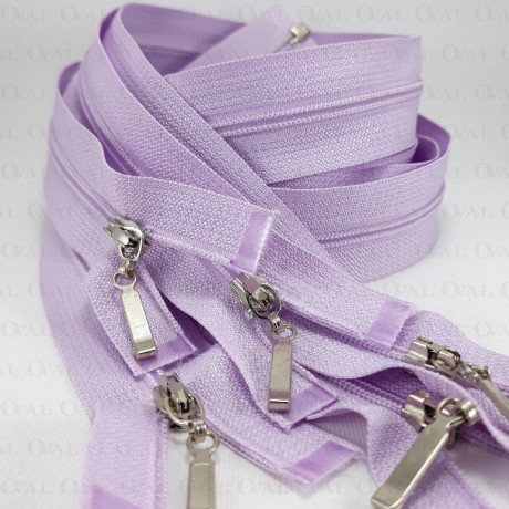 Zamek  rozdzielczy  55,50cm /50szt   fiolet  3997