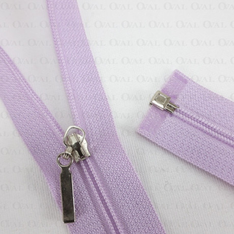 Zamek  rozdzielczy  55,50cm /50szt   fiolet  3997