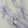 Zip  *3 separating 50cm pale violet 3998