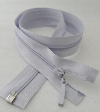 Zip  *3 separating 50cm pale violet 3998