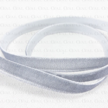 Grey velvet ribbon 9mm/30 yards 117