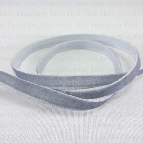 Grey velvet ribbon 9mm/30 yards 117