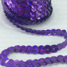 Sequins on tape 10 yards purple 4005