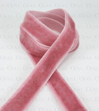 Pink velvet ribbon 9mm / 1 or 30 yards 113