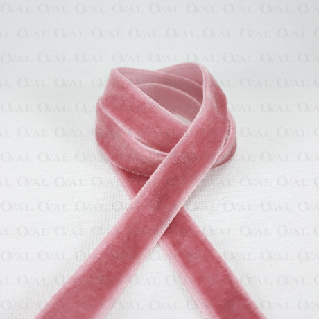 Pink velvet ribbon 9mm / 1 or 30 yards 113