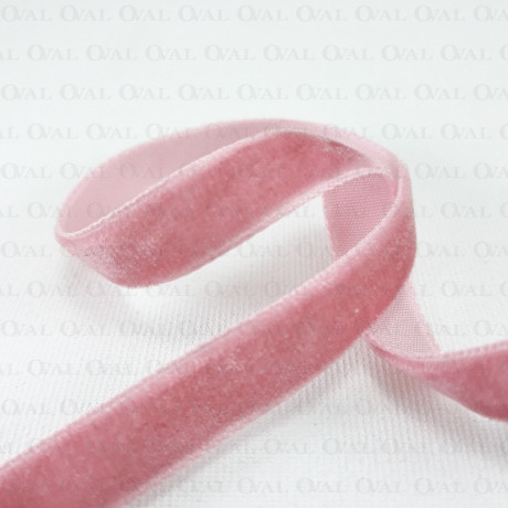 Pink velvet ribbon 9mm / 1 or 30 yards 113