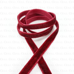 Aksamitka bordo 6mm/25yard 4007 Aksamitka bordo 6mm/25yard 4007