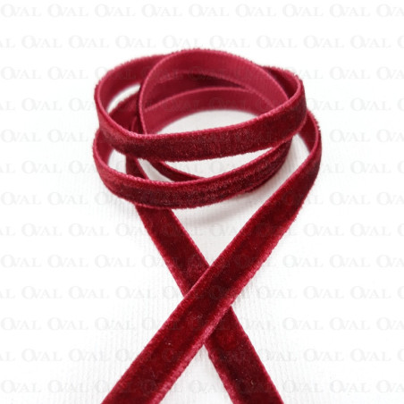 Burgundy velvet ribbon 6mm/25 yards 4007