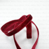 Aksamitka bordo 6mm/25yard  4007