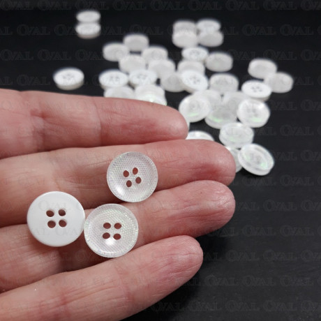 Guzik opalizujący 12,5mm/100szt   3885