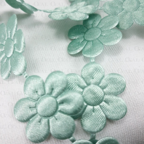 Satin ribbon flowers 25mm/1m 2407