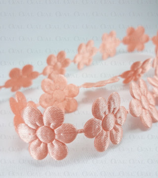 Satin ribbon flowers 25mm/1m 2408