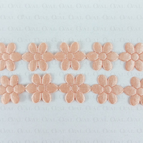 Satin ribbon flowers 20mm/1m 132