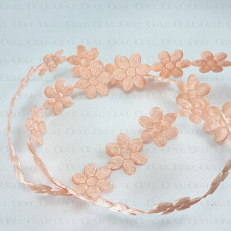 Satin ribbon flowers 20mm/1m 132