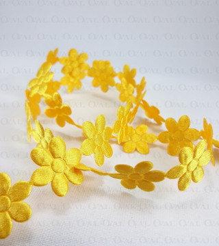 Satin ribbon flowers 20mm/1m 154