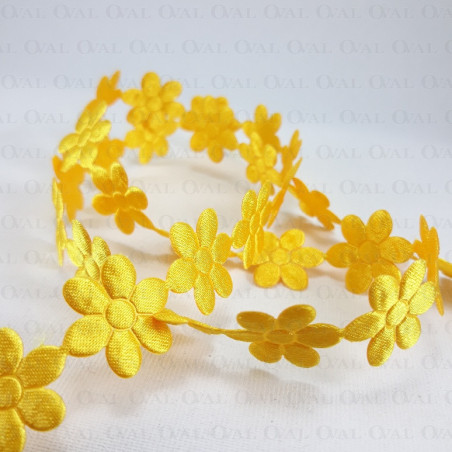 Satin ribbon flowers 20mm/1m 154