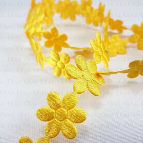 Satin ribbon flowers 20mm/1m 154