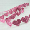 Satin ribbon heart 20mm/1m 160