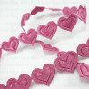 Satin ribbon heart 20mm/1m 160