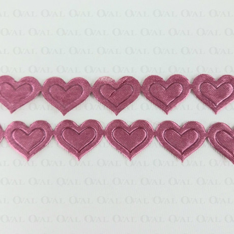 Satin ribbon heart 20mm/1m 160