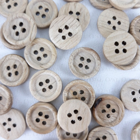 Guziki drewniane 15mm/  200szt   4016