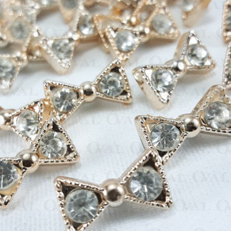 Button bow 16mm / 10 or 100 pcs 4017