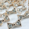 Button bow 16mm / 10 or 100 pcs 4017