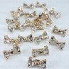 Button bow 16mm / 10 or 100 pcs 4017