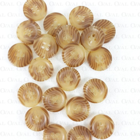 Polyester button 15mm / 10 or 100 pcs 745