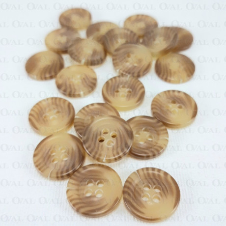 Polyester button 15mm / 10 or 100 pcs 745