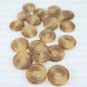 Polyester button 15mm / 10 or 100 pcs 745