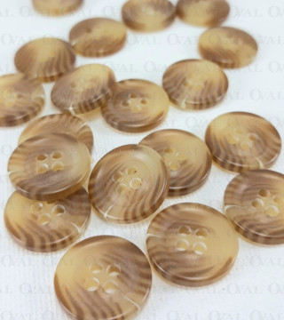 Polyester button 15mm / 10 or 100 pcs 745