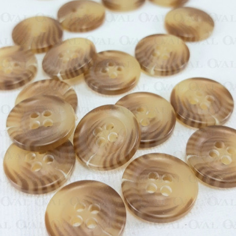 Polyester button 15mm / 10 or 100 pcs 745