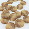 Polyester button 15mm / 10 or 100 pcs 745