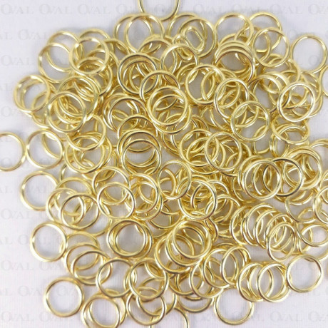 Kółko do ramiączek 6,8,10mm/200szt  złote 2619