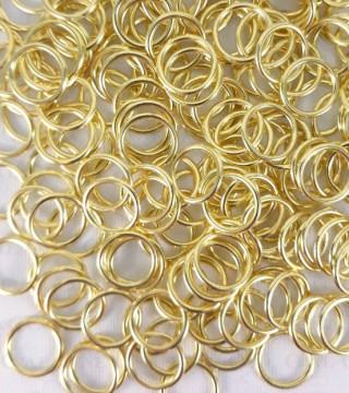 Kółko do ramiączek 6,8,10mm/200szt  złote 2619