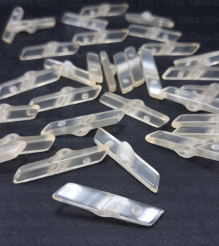 Guzik poliestrowy 32mmx6mm/50szt  4033