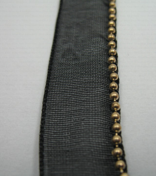 Decorative black tape 12mm no. 1257