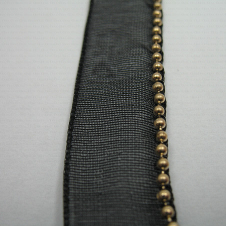 Decorative black tape 12mm no. 1257