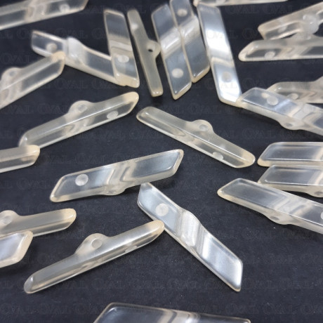 Polyester button 32mm x 6mm / 50 pcs 4033