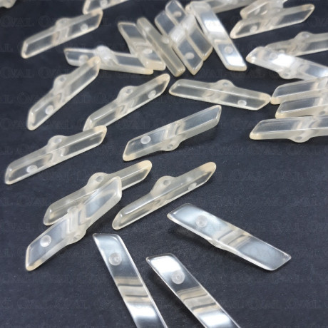 Polyester button 32mm x 6mm / 50 pcs 4033