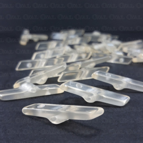 Polyester button 32mm x 6mm / 50 pcs 4033