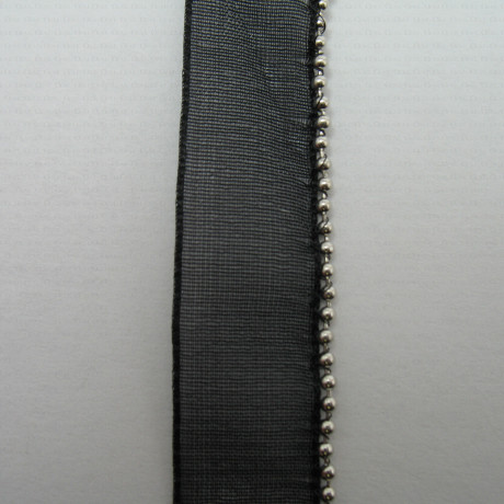 Decorative black tape 12mm no. 1257