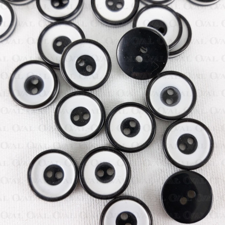 Polyester button 15mm/144pcs 4037