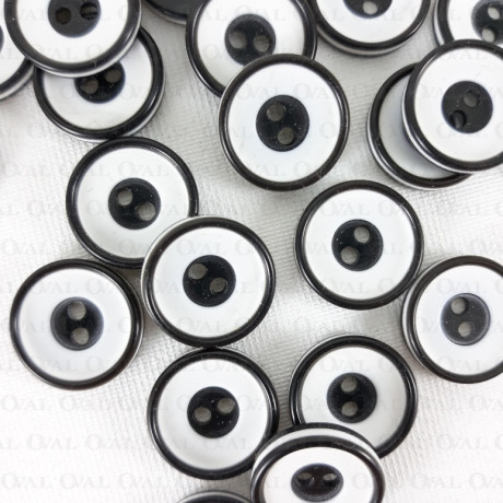 Polyester button 15mm/144pcs 4037