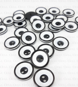 Polyester button 15mm/144pcs 4037