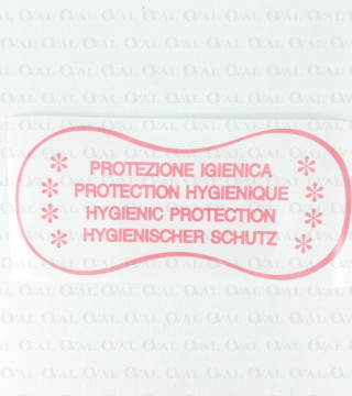 Nalepki higieniczne do bielizny czerwone 4038