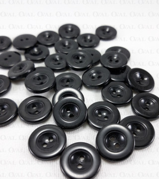 Polyester button 15mm/10 or 144 pcs 4041