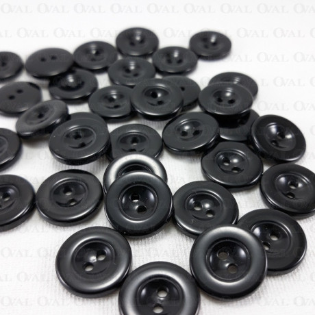 Polyester button 15mm/10 or 144 pcs 4041